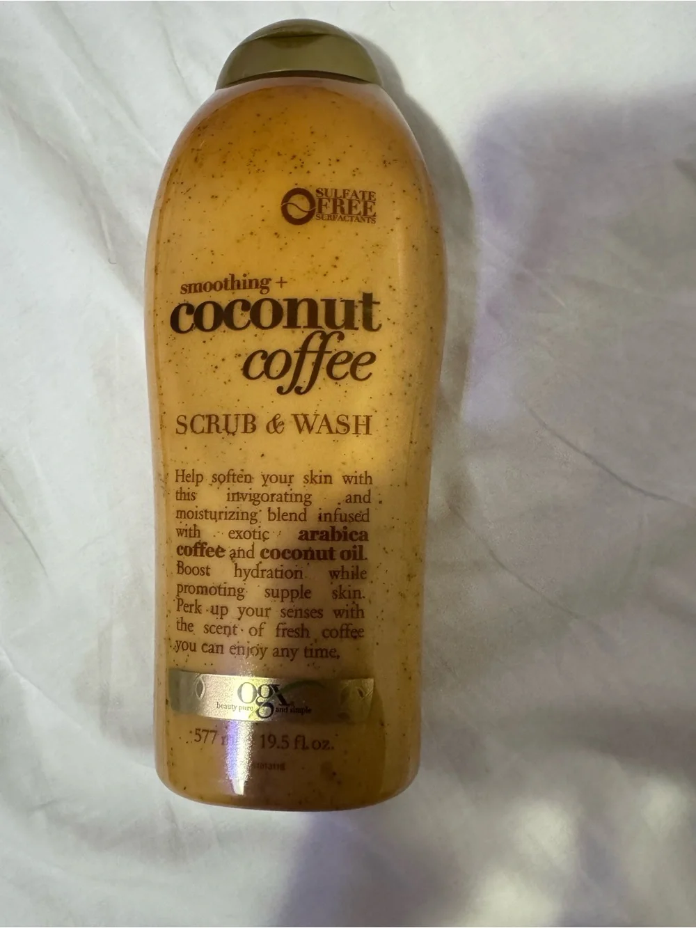 Coconut Coffee Scrub & Wash — Cream Exfoliating Body Cleanser